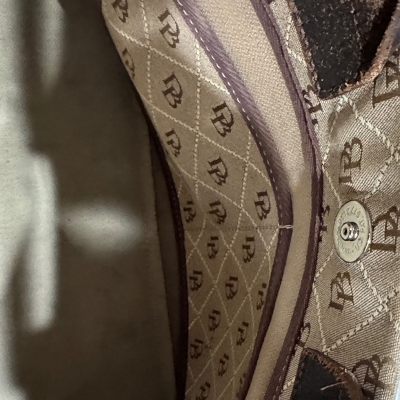 Dooney & Bourke Brown and Tan Signature Satchel - Picture 5 of 6